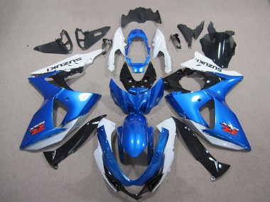 Blu Bianco Carene Moto & Plastica Suzuki GSXR 1000 K9 2009-2016