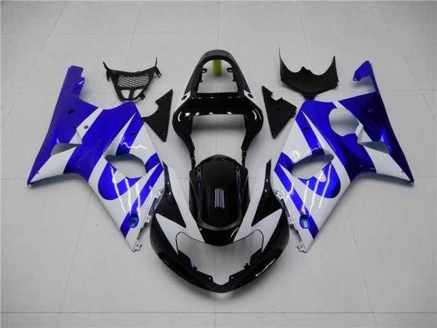 Blu Bianco Carene Moto Suzuki GSXR 1000 K1 2000-2002 Blu Bianco Carene Moto Suzuki GSXR 1000 K1 2000-2002