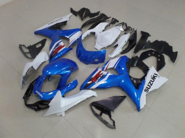 Blu Bianco Carene Moto Suzuki GSXR 1000 K9 2009-2016