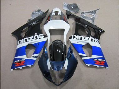 Blu Bianco Decal Kit Completo Carenatura Moto ABS Suzuki GSXR 1000 K3 2003-2004