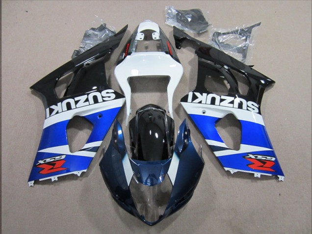 Blu Bianco Decal Kit Completo Carenatura Moto ABS Suzuki GSXR 1000 K3 2003-2004 Blu Bianco Decal Kit Completo Carenatura Moto ABS Suzuki GSXR 1000 K3 2003-2004