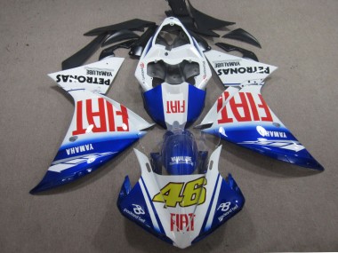 Blu Bianco Fiat 46 Carene Moto Yamaha R1 2009-2011