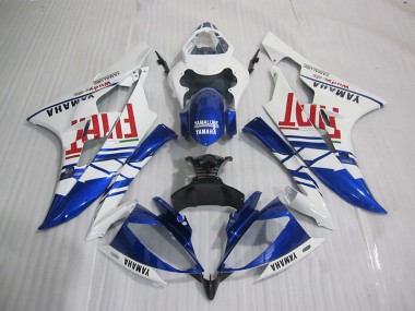 Blu Bianco Fiat Carene Moto Yamaha R6 2006-2007