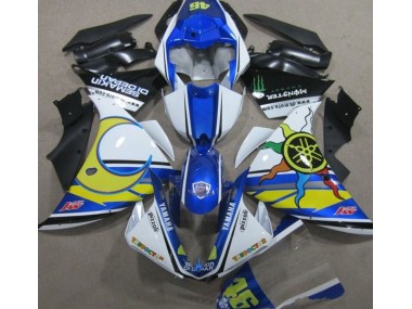 Blu Bianco Giallo 46 Carene Moto Yamaha R1 2009-2011
