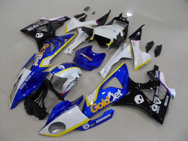 Blu Bianco GoldBet Kits Carenatura Moto Completa BMW S1000RR 2009-2014 Blu Bianco GoldBet Kits Carenatura Moto Completa BMW S1000RR 2009-2014
