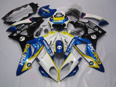 Blu Bianco GoldBet Plastica Moto BMW S1000RR 2009-2014