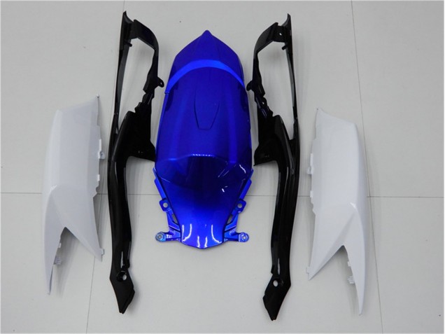 Blu Bianco Kit Carenatura Moto Completa Suzuki GSXR 600 / 750 K8 2008-2010 Blu Bianco Kit Carenatura Moto Completa Suzuki GSXR 600 / 750 K8 2008-2010