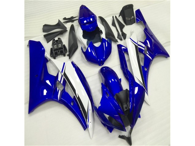 Blu Bianco Kit Carene Moto Yamaha R6 2006-2007 Blu Bianco Kit Carene Moto Yamaha R6 2006-2007