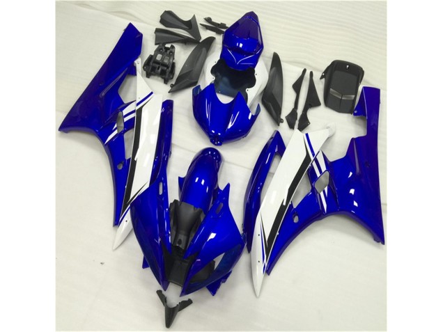 Blu Bianco Kit Carene Moto Yamaha R6 2006-2007 Blu Bianco Kit Carene Moto Yamaha R6 2006-2007