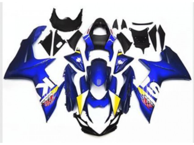 Blu Bianco Kit Carene Suzuki GSXR 600 / 750 K11 2011-2024 Blu Bianco Kit Carene Suzuki GSXR 600 / 750 K11 2011-2024