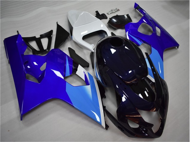 Blu Bianco Kit Completo Carenatura Moto ABS Suzuki GSXR 600 / 750 K4 2004-2005 Blu Bianco Kit Completo Carenatura Moto ABS Suzuki GSXR 600 / 750 K4 2004-2005