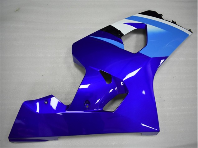 Blu Bianco Kit Completo Carenatura Moto ABS Suzuki GSXR 600 / 750 K4 2004-2005 Blu Bianco Kit Completo Carenatura Moto ABS Suzuki GSXR 600 / 750 K4 2004-2005