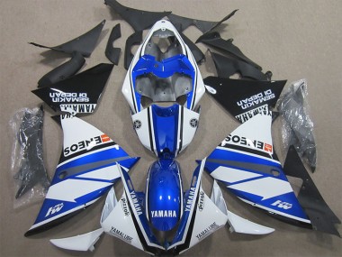 Blu Bianco Kit Completo Carenatura Moto ABS Yamaha R1 2009-2011