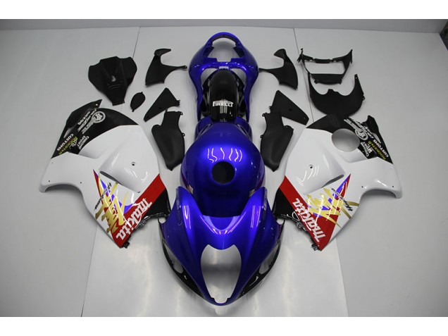 Blu Bianco Kits Carenatura Moto Completa Suzuki GSXR 1300 Hayabusa 1996-2007 Blu Bianco Kits Carenatura Moto Completa Suzuki GSXR 1300 Hayabusa 1996-2007