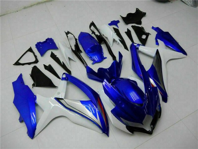 Blu Bianco Kits Carenatura Moto Completa Suzuki GSXR 600 / 750 K8 2008-2010 Blu Bianco Kits Carenatura Moto Completa Suzuki GSXR 600 / 750 K8 2008-2010