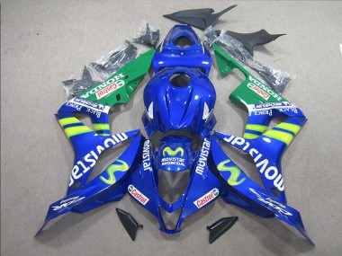 Blu Bianco Movistar Carene Moto Honda CBR 600 RR 2007-2008