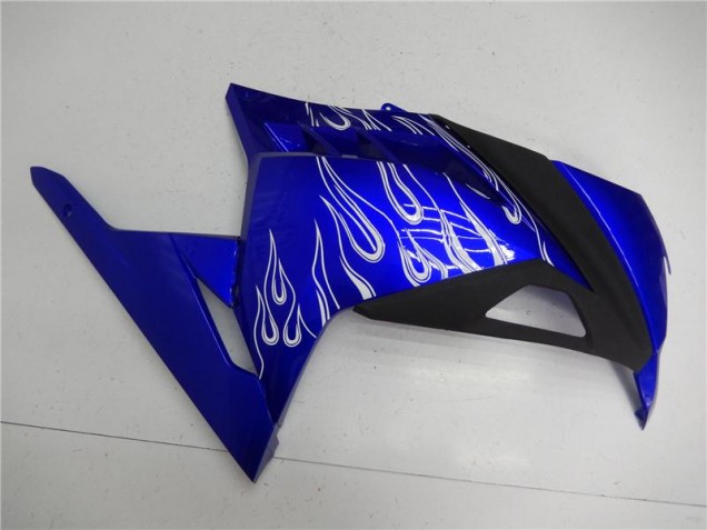 Blu Bianco Nero Carene Moto Kawasaki EX300 2013-2016 Blu Bianco Nero Carene Moto Kawasaki EX300 2013-2016
