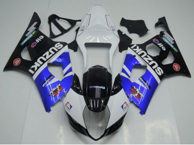 Blu Bianco & Nero Carene Moto Suzuki GSXR 1000 K3 2003-2004