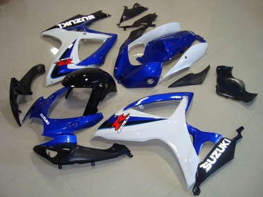Blu Bianco Nero Carene Moto Suzuki GSXR 750 K6 2006-2007