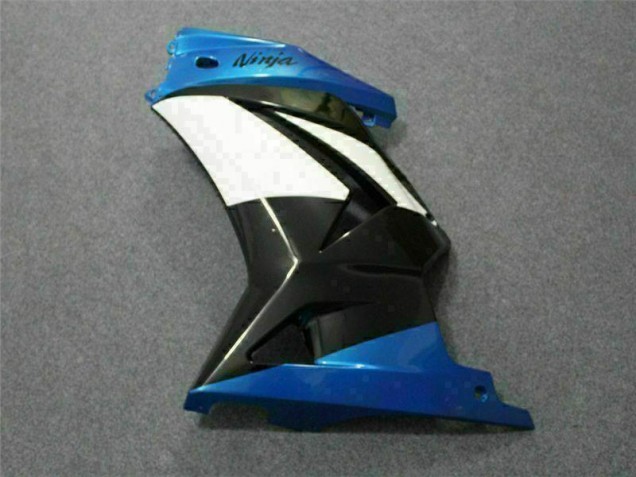 Blu Bianco Nero Ninja ABS Moto Plastica & Carene Kawasaki EX250 2008-2012 Blu Bianco Nero Ninja ABS Moto Plastica & Carene Kawasaki EX250 2008-2012