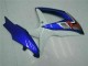 Blu Bianco Plastica Moto Suzuki GSXR 600 / 750 K8 2008-2010 Blu Bianco Plastica Moto Suzuki GSXR 600 / 750 K8 2008-2010