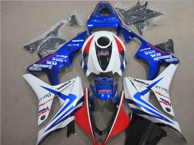 Blu Bianco Rosso HRC Carene Moto Honda CBR 600 RR 2007-2008