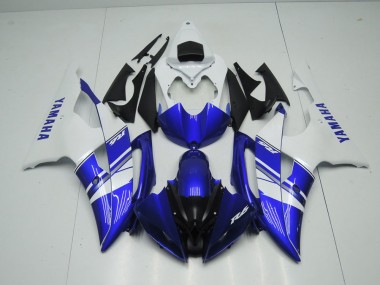 Blu Bianco Stile OEM Carene Moto Yamaha R6 2008-2016