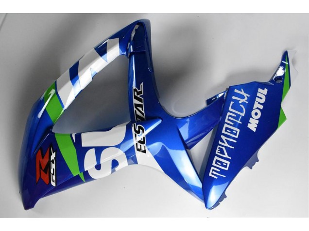 Blu Bianco Verde Carene Moto Suzuki GSXR 600 / 750 K8 2008-2010 Blu Bianco Verde Carene Moto Suzuki GSXR 600 / 750 K8 2008-2010