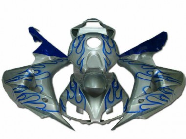 Blu Fiamma Argento Carene Moto Honda CBR 1000 RR 2006-2007