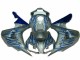 Blu Fiamma Argento Carene Moto Honda CBR 1000 RR 2006-2007 Blu Fiamma Argento Carene Moto Honda CBR 1000 RR 2006-2007