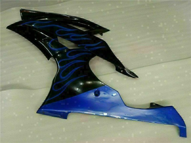 Blu Fiamma Nero Carene Moto Yamaha R6 2008-2016 Blu Fiamma Nero Carene Moto Yamaha R6 2008-2016