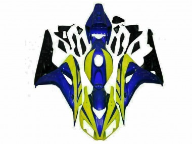 Blu Giallo Kits Carenatura Motocicletta Completo ABS Honda CBR 1000 RR 2006-2007