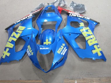 Blu Giallo Rizla Carene Moto Suzuki GSXR 1000 K3 2003-2004