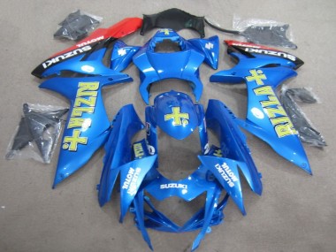Blu Giallo Rizla Carene Moto Suzuki GSXR 600 K11 2011-2024