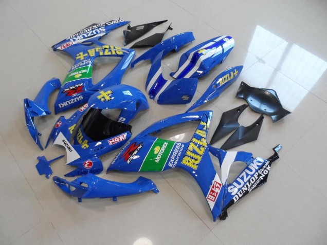 Blu Giallo Rizla Kits Carenatura Moto Suzuki GSXR 750 K6 2006-2007 Blu Giallo Rizla Kits Carenatura Moto Suzuki GSXR 750 K6 2006-2007