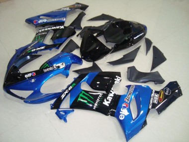 Blu Monster Carene Moto Kawasaki ZX6R 2005-2006