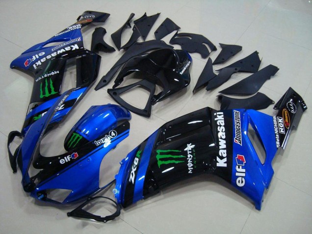 Blu Monster Carene Moto Kawasaki ZX6R 2007-2008 Blu Monster Carene Moto Kawasaki ZX6R 2007-2008