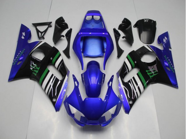 Blu Monster Carene Moto Yamaha R6 1998-2002 Blu Monster Carene Moto Yamaha R6 1998-2002