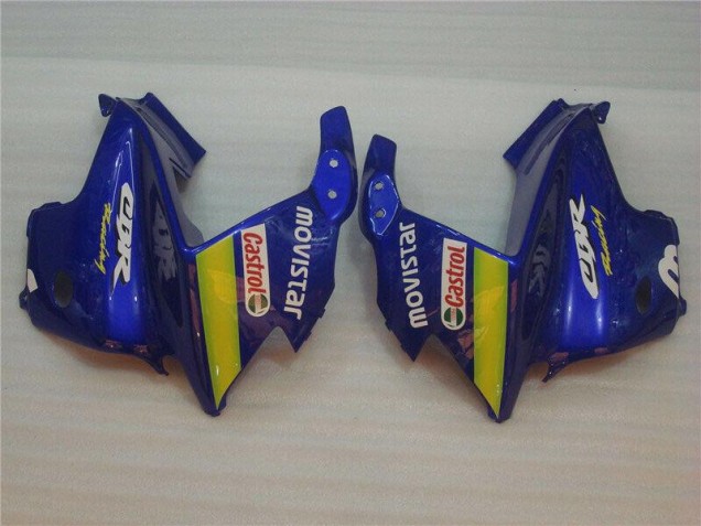 Blu Movistar Castrol Carene Moto Honda CBR 600 F3 1995-1998 Blu Movistar Castrol Carene Moto Honda CBR 600 F3 1995-1998
