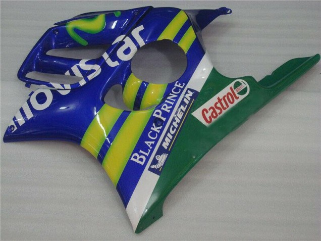 Blu Movistar Castrol Carene Moto Honda CBR 600 F3 1995-1998 Blu Movistar Castrol Carene Moto Honda CBR 600 F3 1995-1998