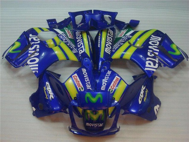 Blu Movistar Castrol Carene Moto Honda CBR 600 F3 1995-1998 Blu Movistar Castrol Carene Moto Honda CBR 600 F3 1995-1998