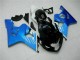 Blu Nero ABS Kit Carenatura Moto Suzuki GSXR 600 / 750 K4 2004-2005
