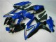 Blu Nero ABS Kit Carenatura Moto Suzuki GSXR 600 / 750 K8 2008-2010