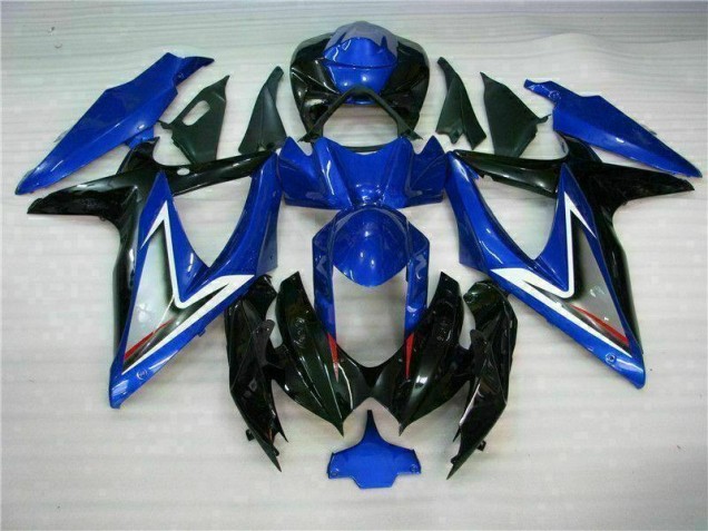 Blu Nero ABS Kit Carenatura Moto Suzuki GSXR 600 / 750 K8 2008-2010