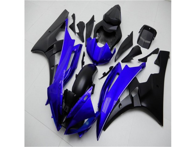 Blu Nero ABS Kit Carenatura Moto Yamaha R6 2006-2007 Blu Nero ABS Kit Carenatura Moto Yamaha R6 2006-2007