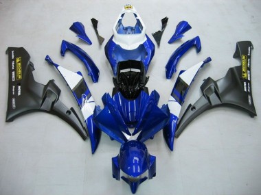 Blu Nero ABS Kits Carenatura Moto Yamaha R6 2006-2007
