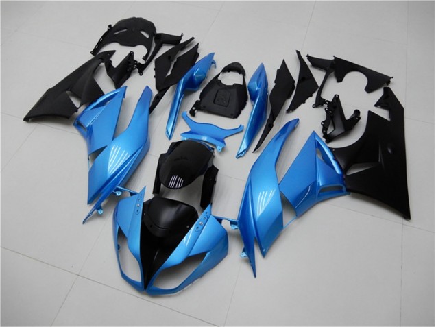 Blu Nero ABS Moto Plastica & Moto Carena Kawasaki ZX6R 2009-2012 Blu Nero ABS Moto Plastica & Moto Carena Kawasaki ZX6R 2009-2012