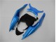 Blu Nero ABS Moto Plastica & Moto Carena Kawasaki ZX6R 2009-2012 Blu Nero ABS Moto Plastica & Moto Carena Kawasaki ZX6R 2009-2012