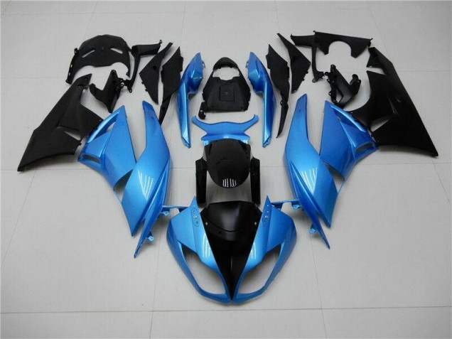 Blu Nero ABS Moto Plastica & Moto Carena Kawasaki ZX6R 2009-2012 Blu Nero ABS Moto Plastica & Moto Carena Kawasaki ZX6R 2009-2012