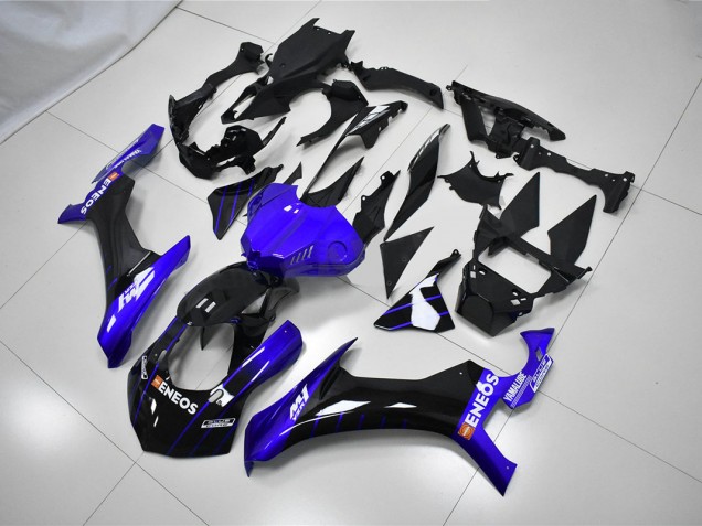 Blu Nero ABS Moto Plastica & Moto Carena Yamaha R1 2015-2019